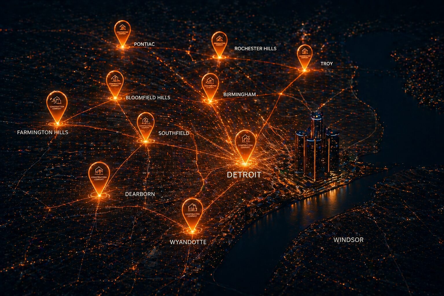 Digital marketing services across the Detroit metro service area including Dearborn Royal Oak Ferndale Grosse Pointe and Livonia