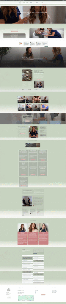 The Renew Studio physical therapy and pelvic wellness website design by Agile Solutions Michigan